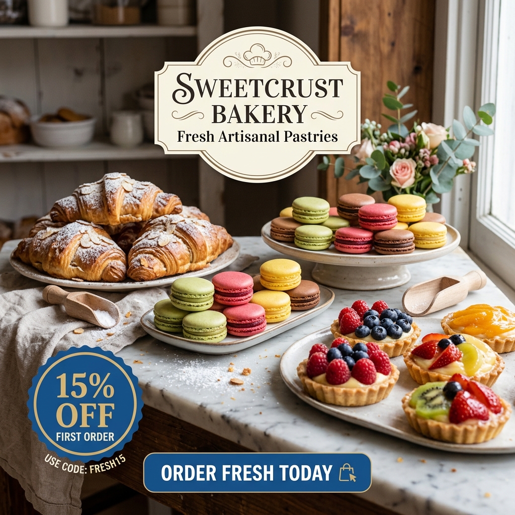 French Bakery Ad