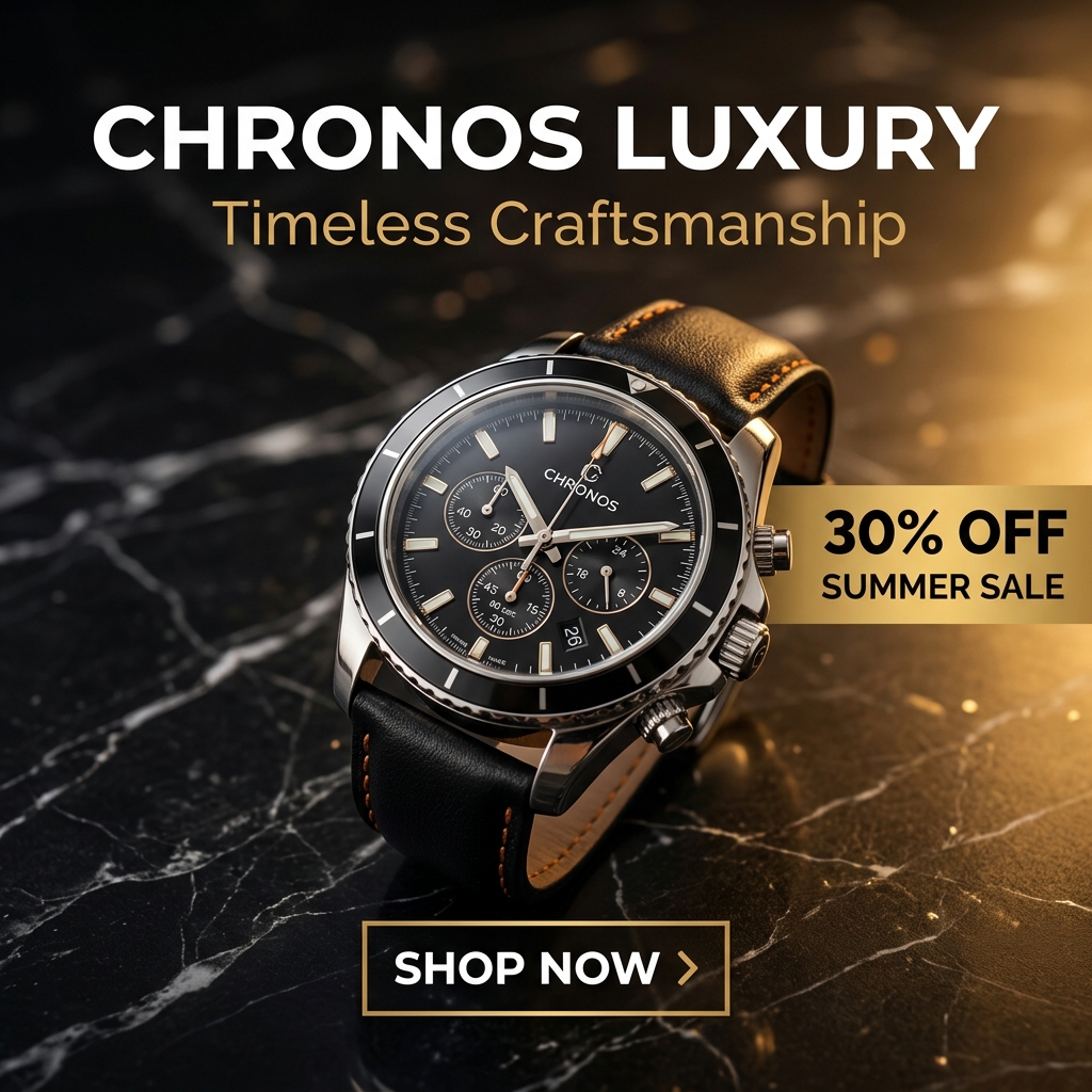 Luxury Watch Ad