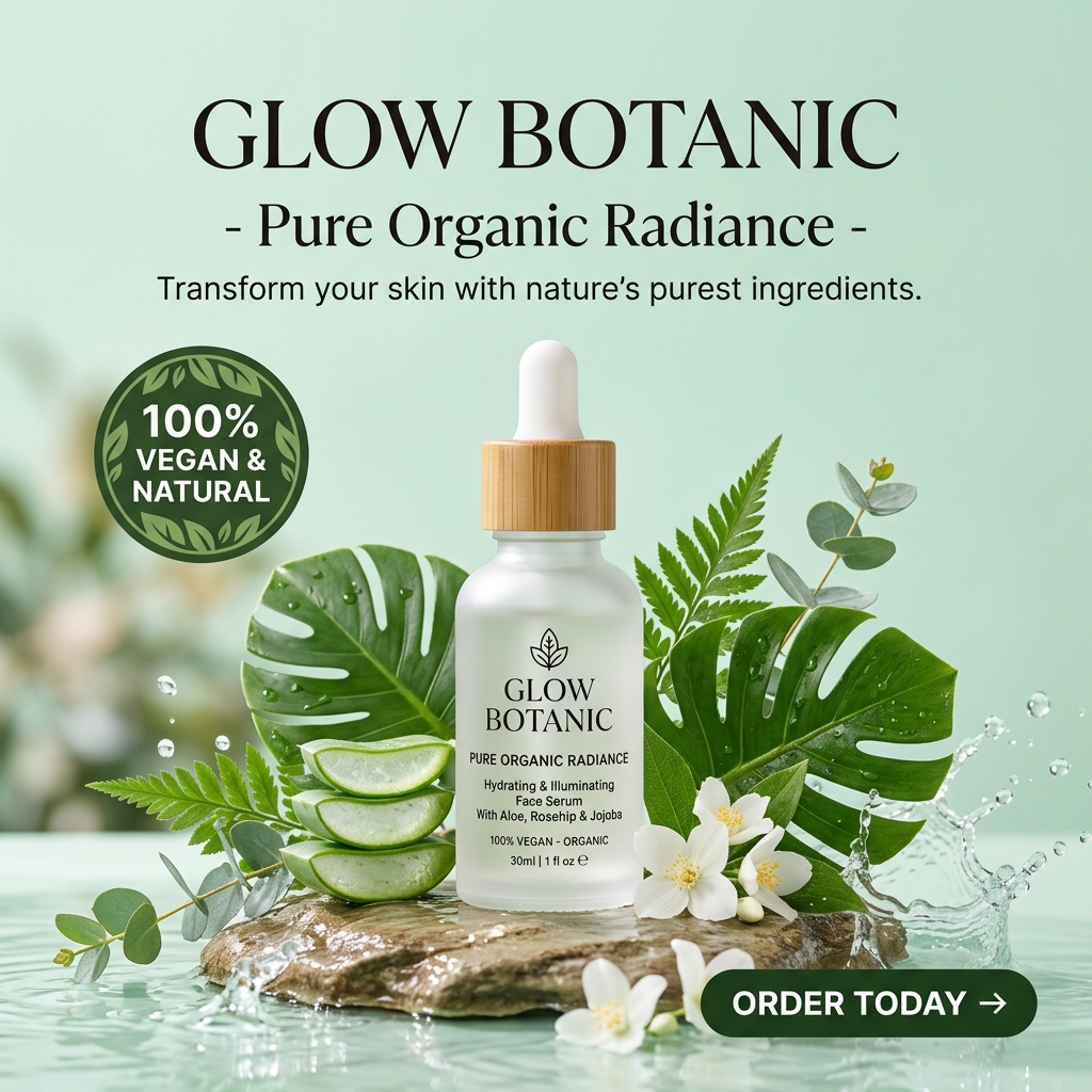Organic Skincare Ad